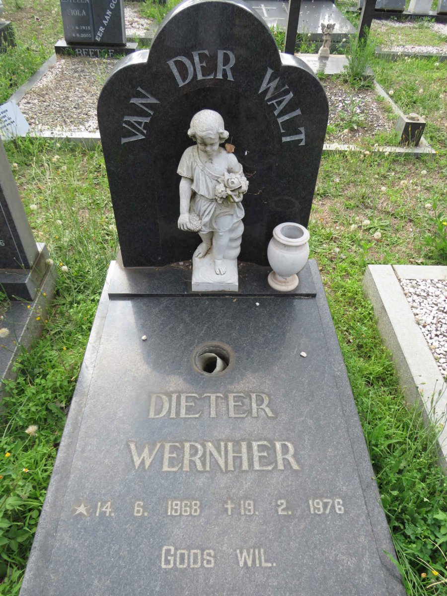WALT Dieter Wernher, van der 1968-1976