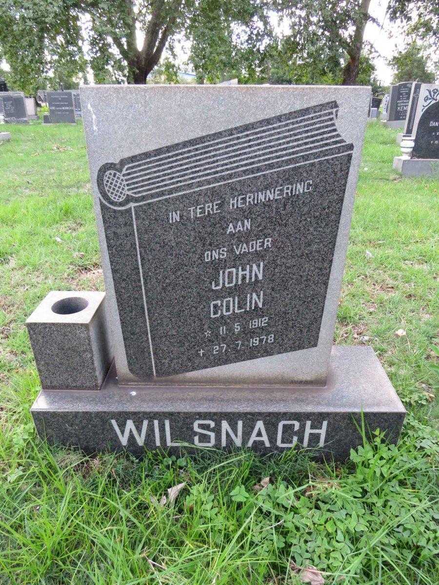 WILSNACH John Colin 1912-1978