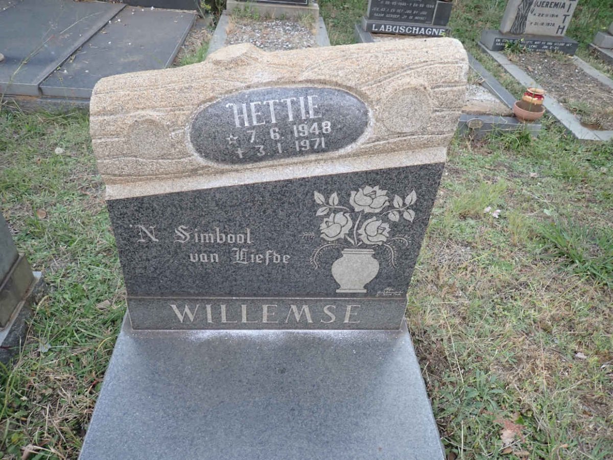 WILLEMSE Hettie 1948-1971