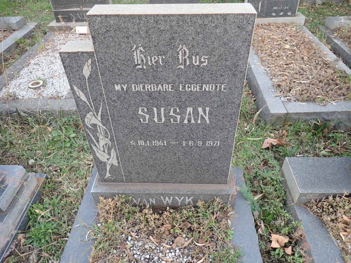 WYK Susan, van 1941-1971