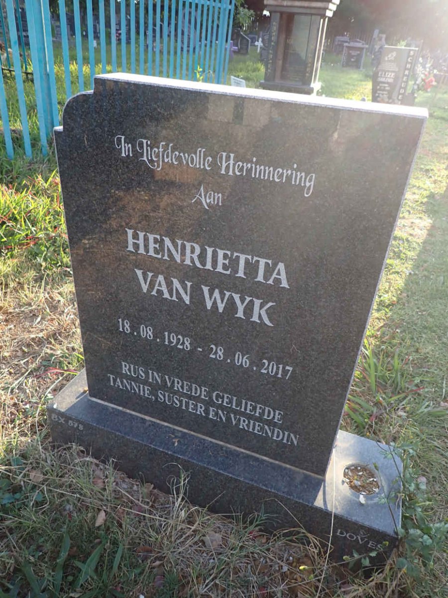 WYK Henrietta, van 1928-2017