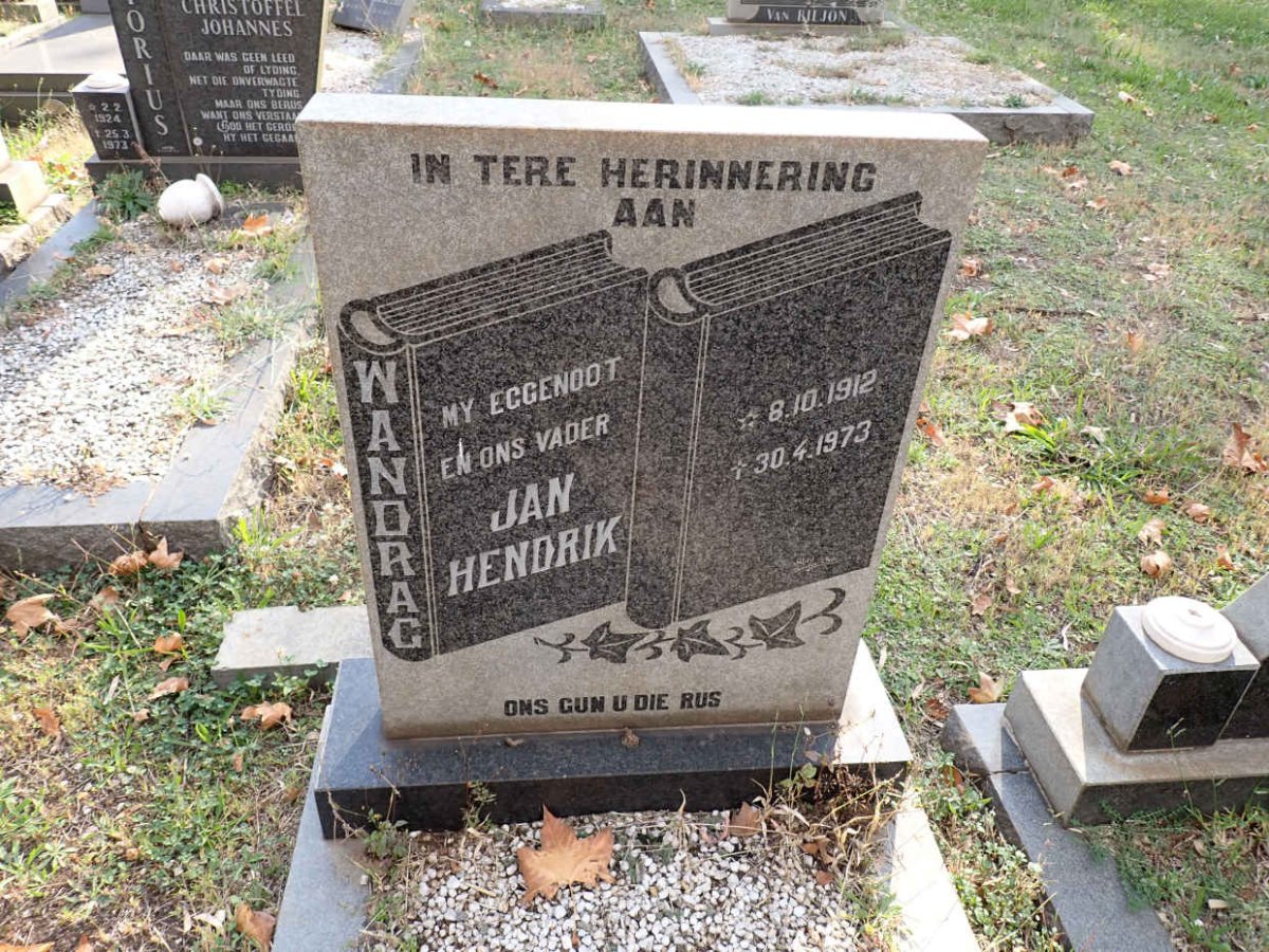 WANDRAG Jan Hendrik 1912-1973