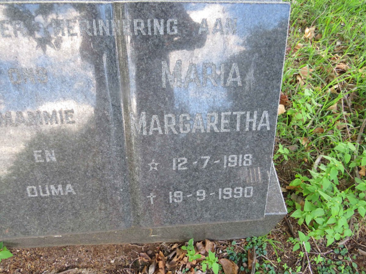ZIETSMAN Maria Margaretha 1918-1990