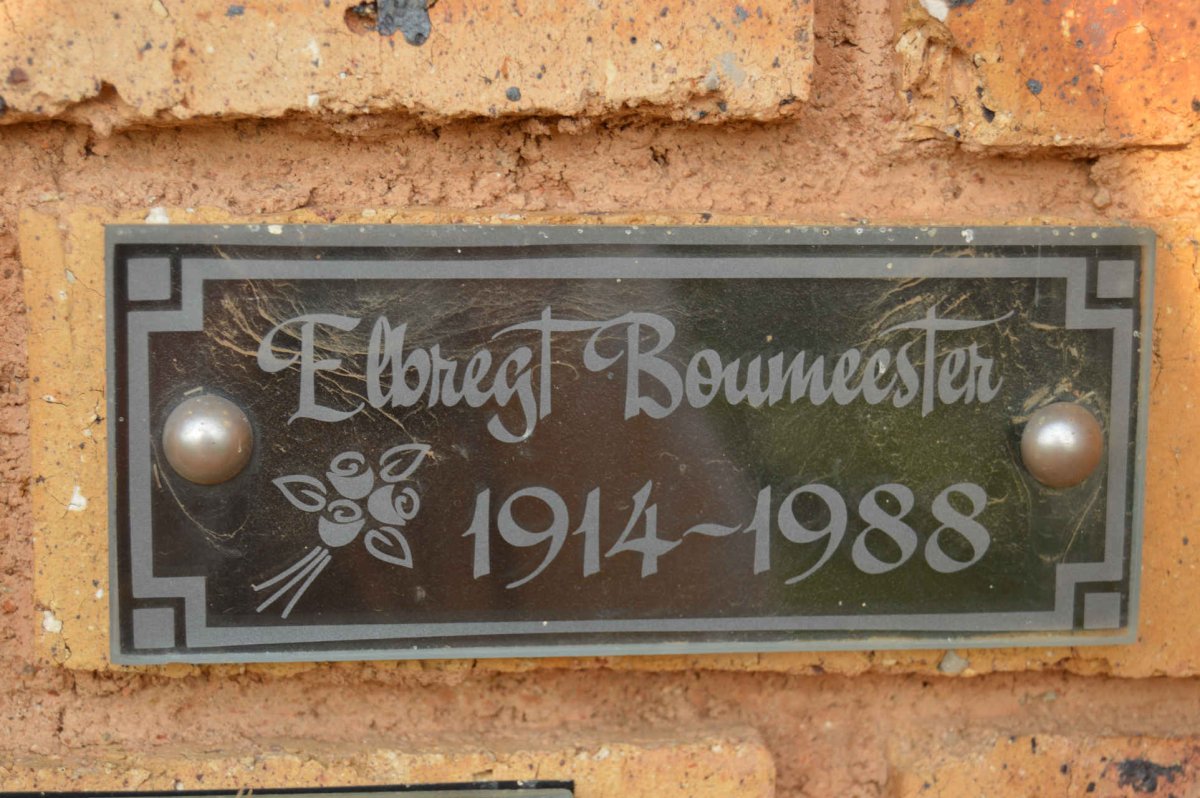 BOUMEESTER Elbregt 1914-1988