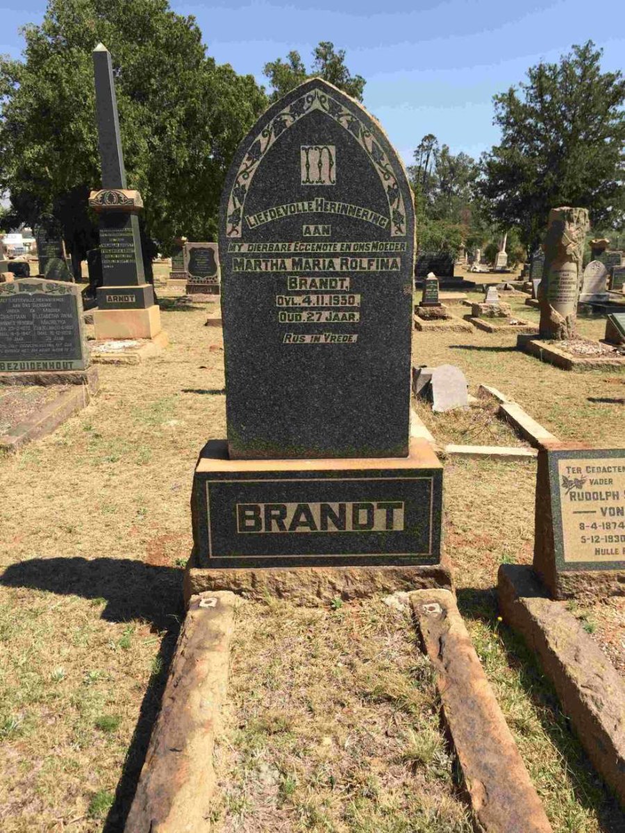 BRANDT Martha Maria Rolfina -1930