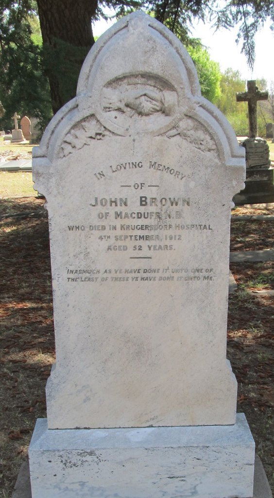 BROWN John -1912