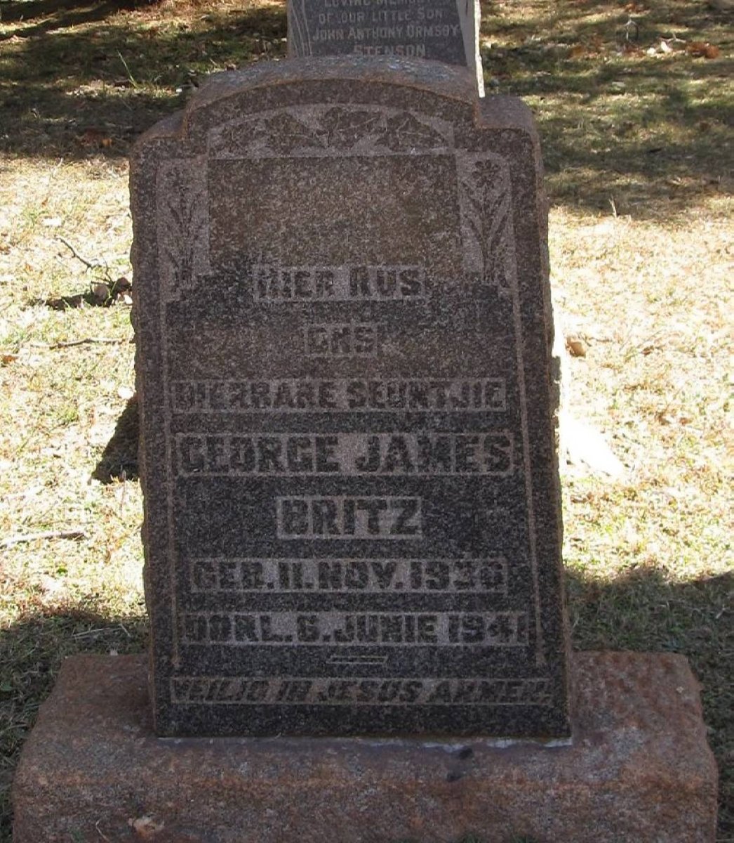 BRITZ George James 1936-1941