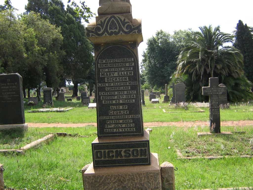 DICKSON George -1933 &amp; Mary Ellen -1924