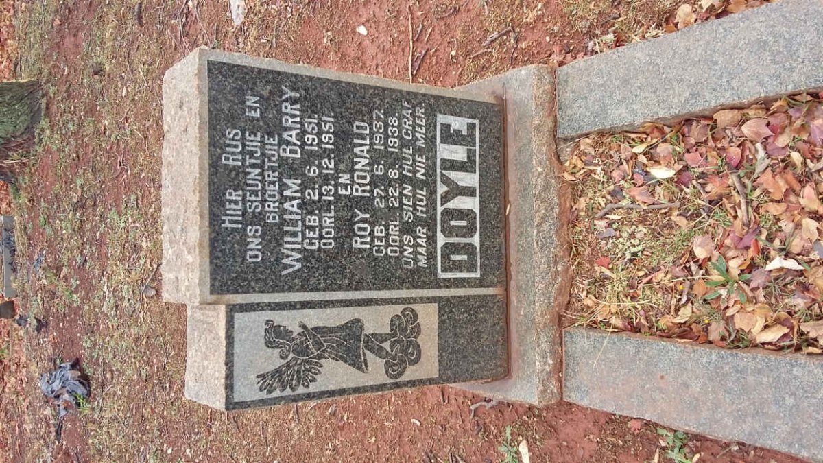 DOYLE Roy Ronald 1937-1938 :: DOYLE William Barry 1951-1951