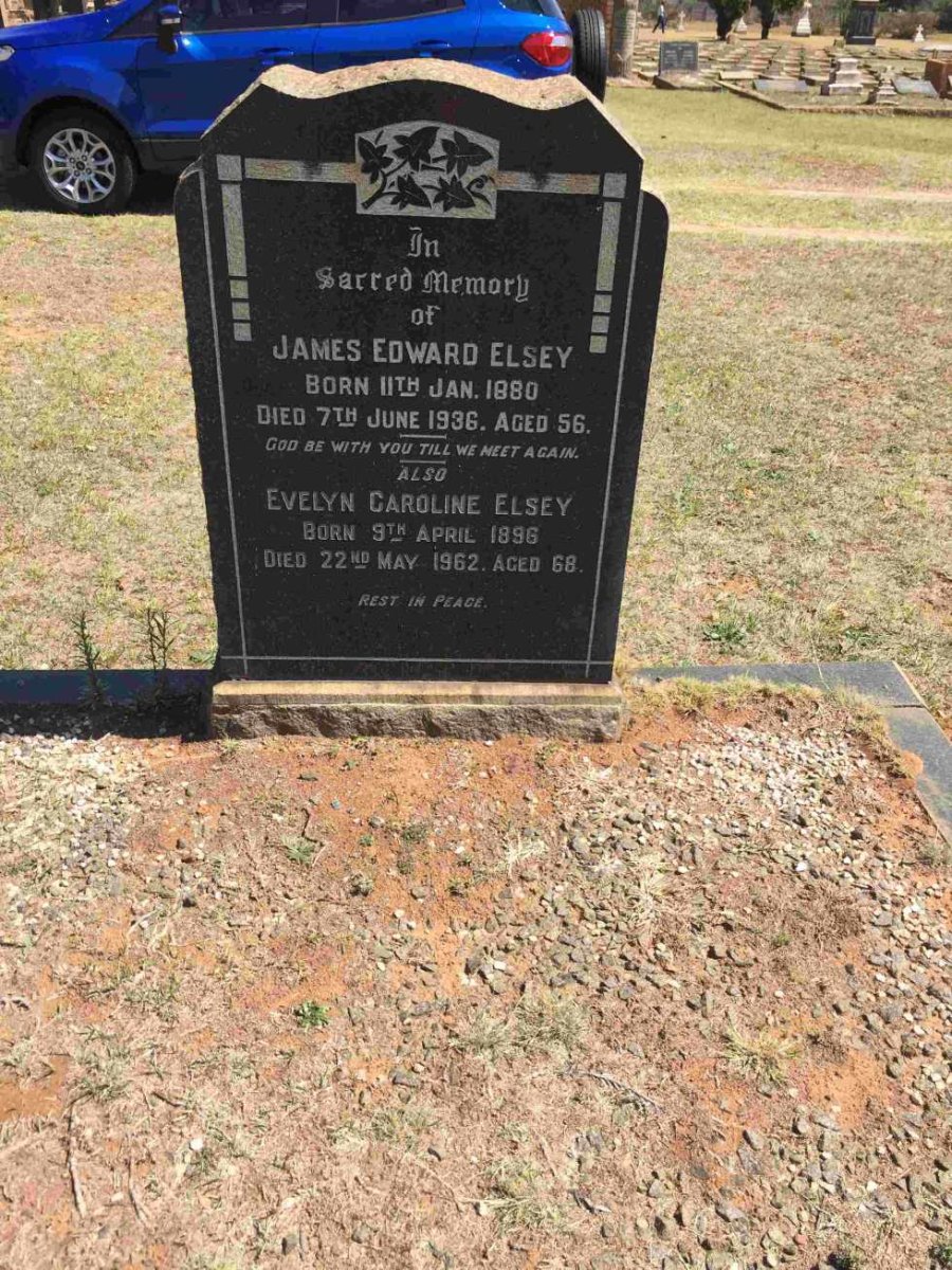 ELSEY James Edward 1880-1936 &amp; Evelyn Caroline 1896-1962