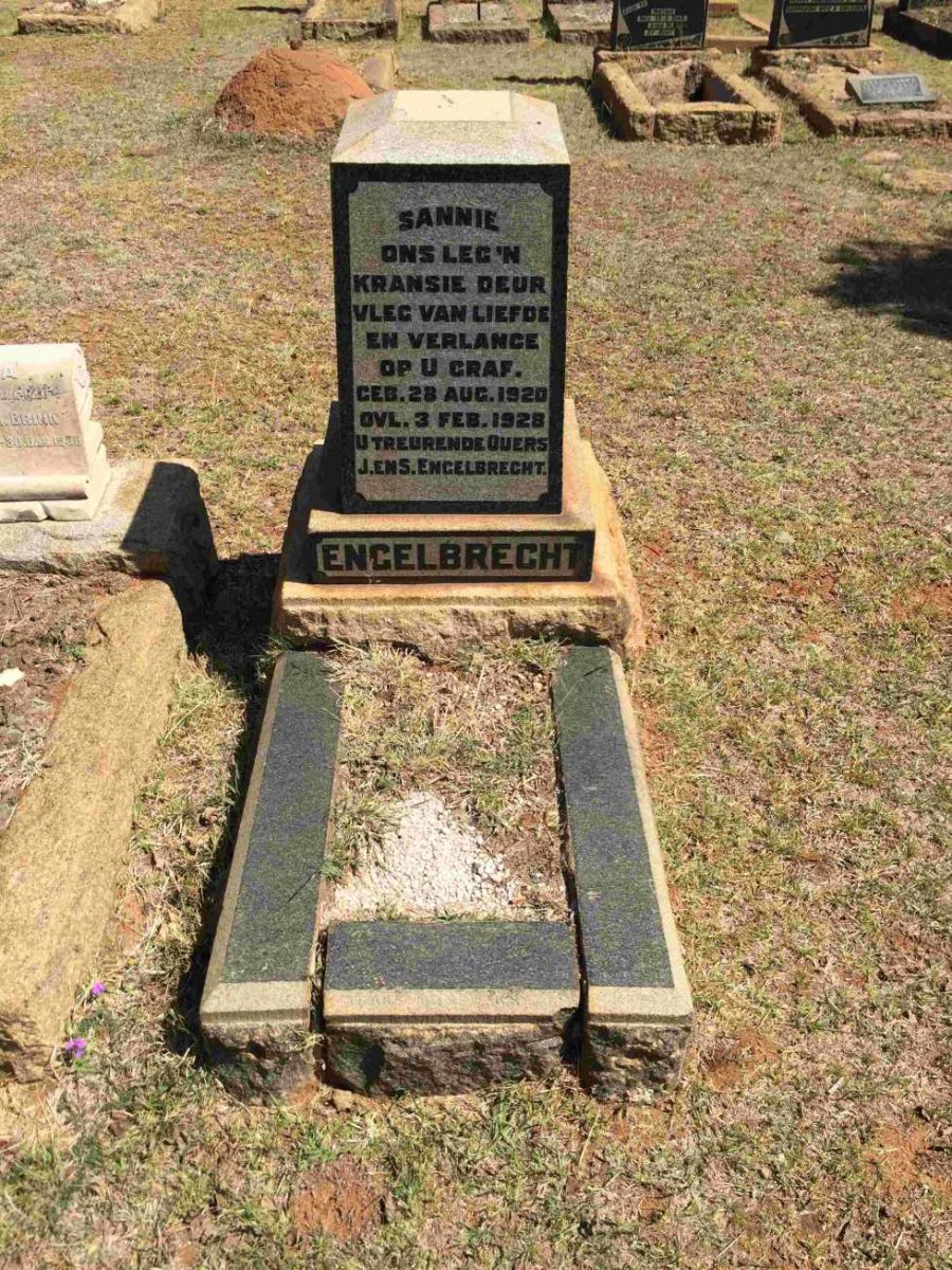 ENGELBRECHT Sannie 1920-1928