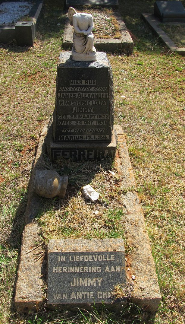 FERREIRA James Alexander Rawstorne Louw 1922-1931