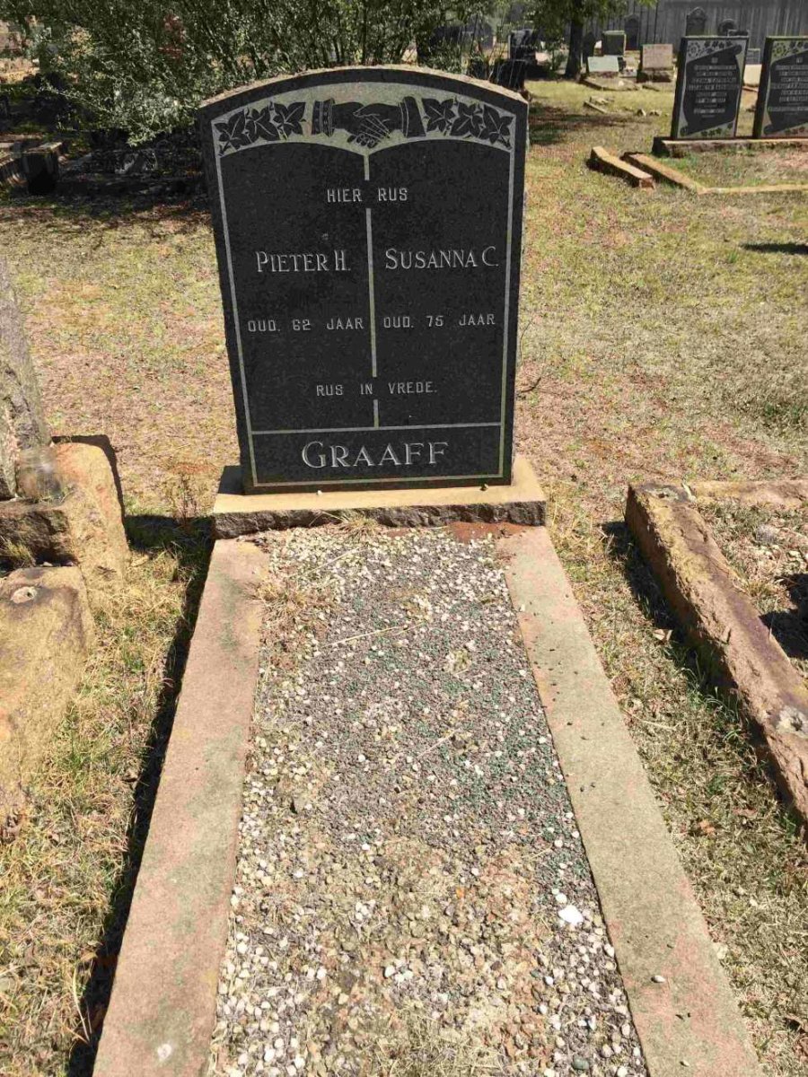 GRAAFF Pieter H. &amp; Susanna C.