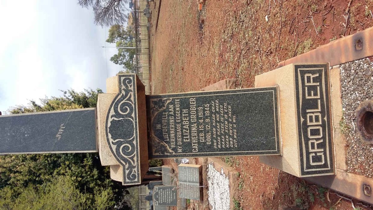 GROBLER Elizabeth Catherina 1919-1945