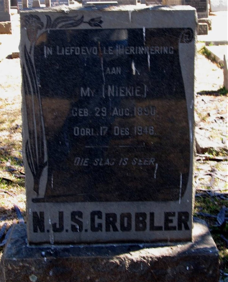 GROBLER N.J.S. 1890-1946