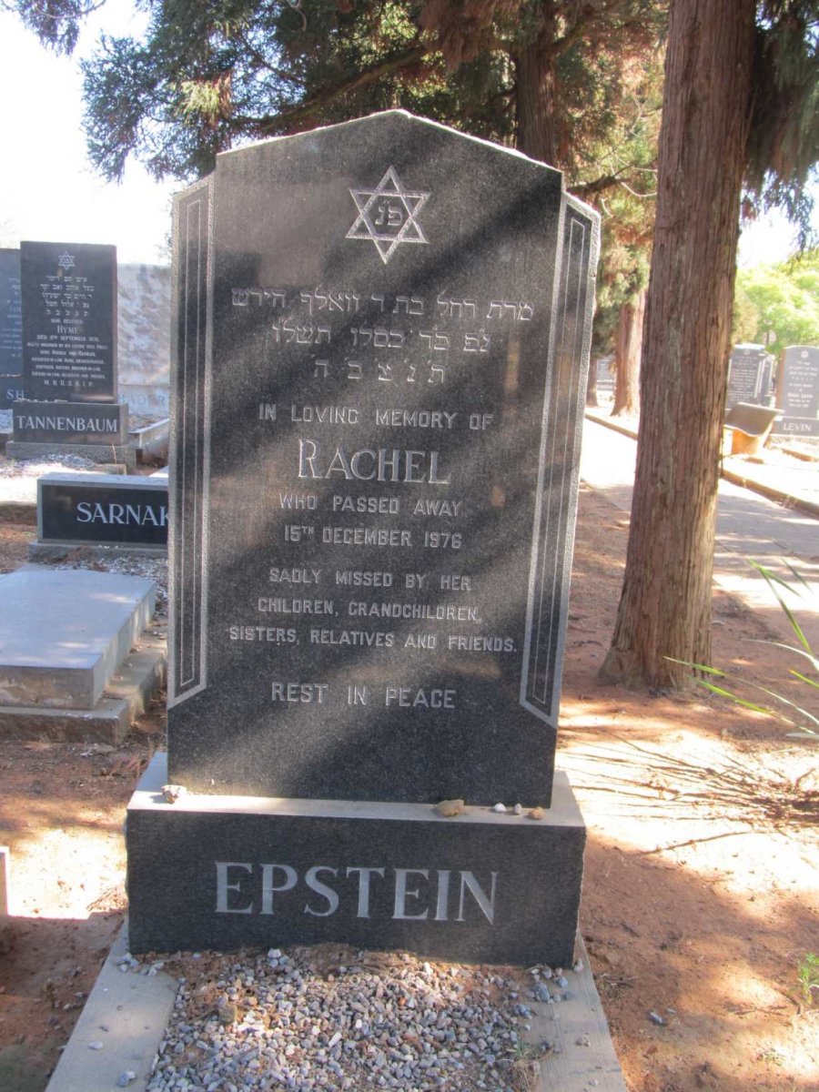 EPSTEIN Rachel -1976