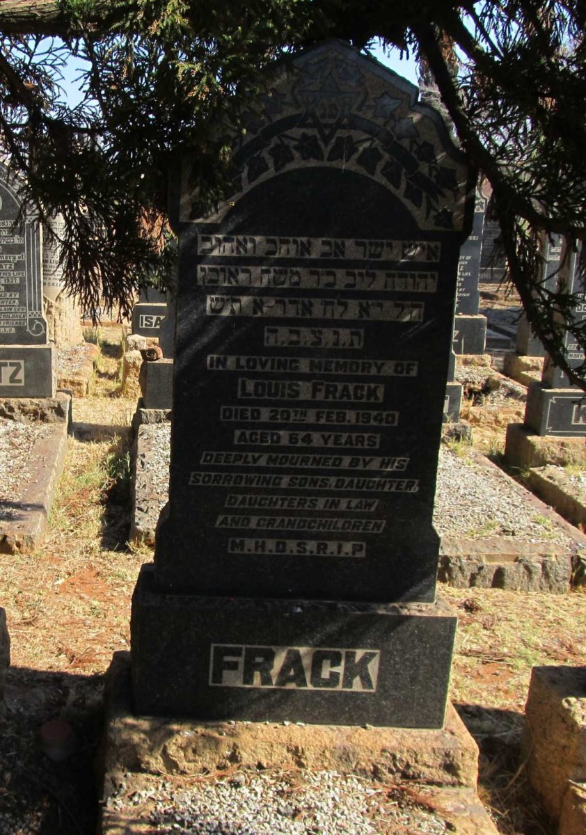 FRACK Louis -1940