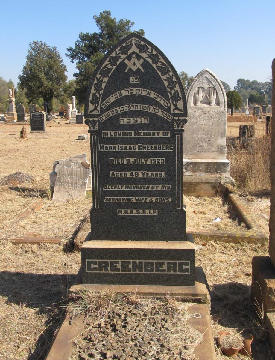 GREENBERG Mark Isaac -1923