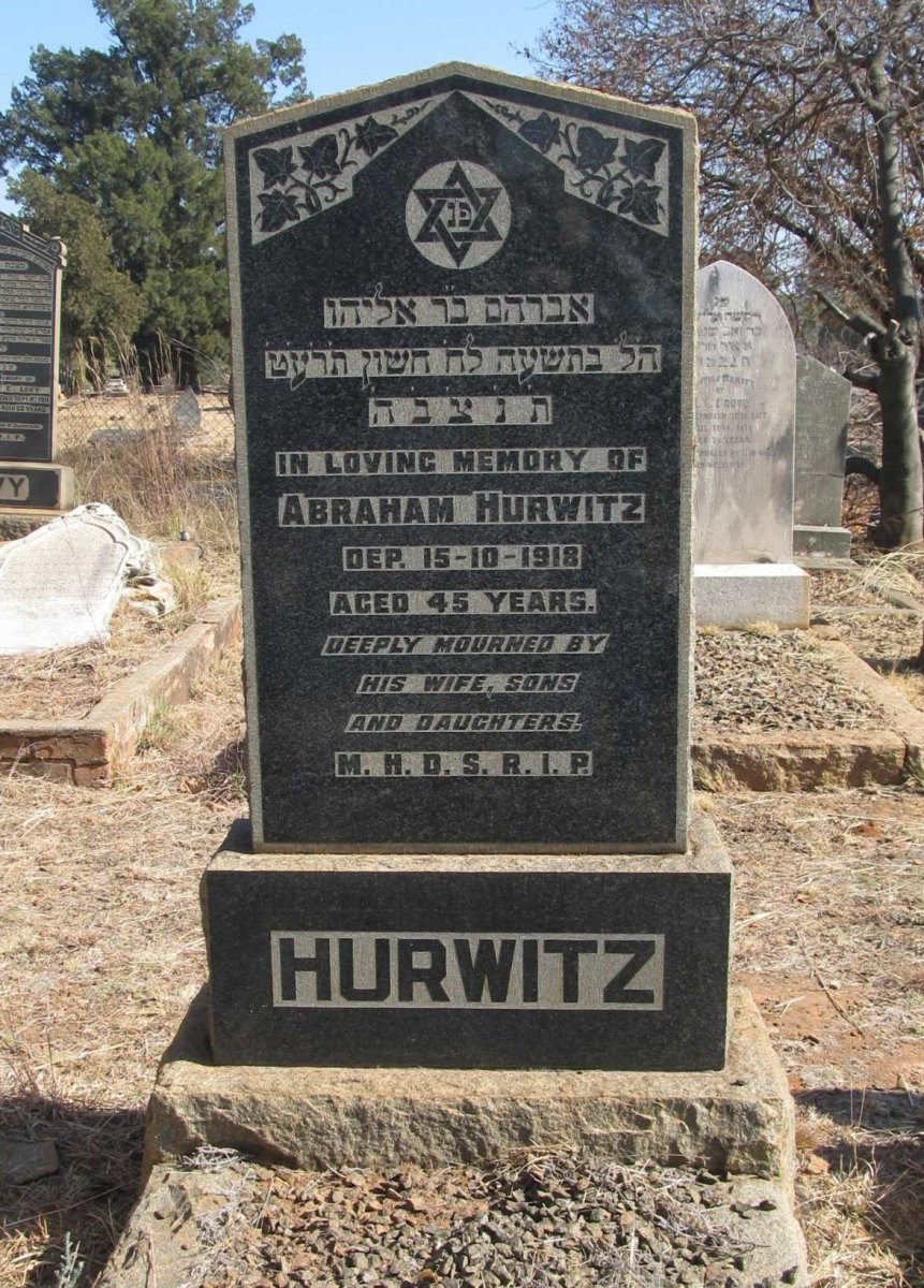 HURWITZ Abraham -1918