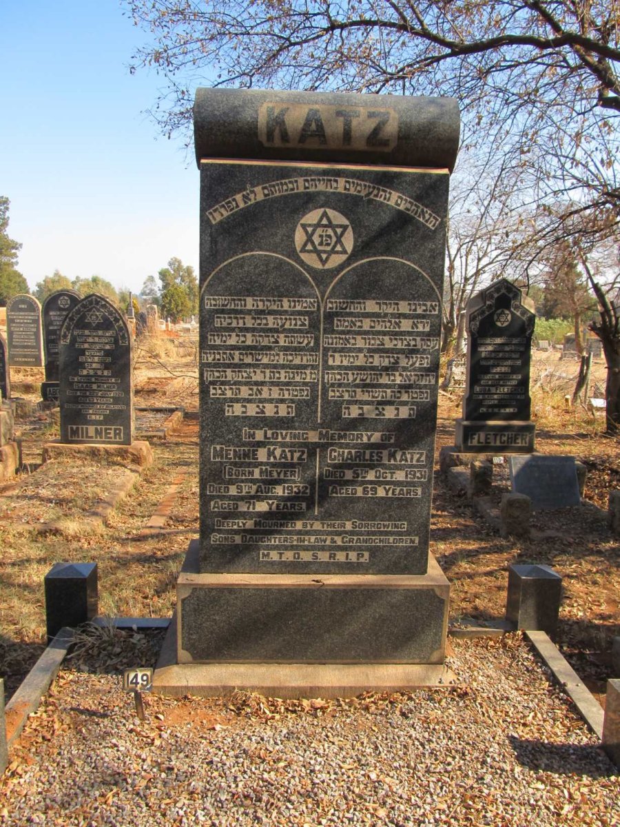 KATZ Charles -1931 &amp; Menne MEYER -1932