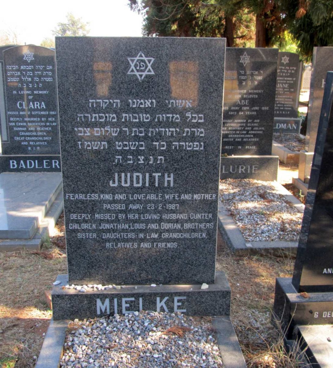 MIELKE Judith -1987