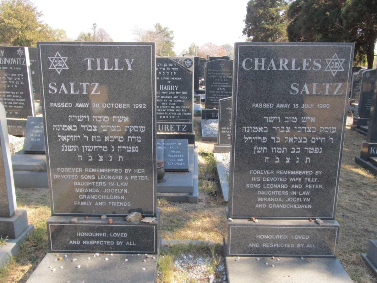 SALTZ Charles -1990 &amp; Tilly -1992