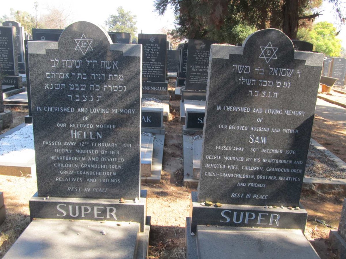 SUPER Sam -1976 &amp; Helen -1991