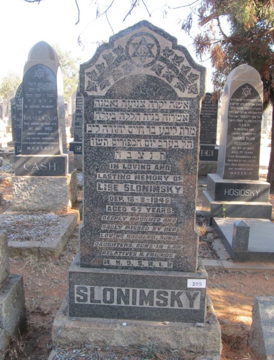 SLONIMSKY Libe -1945