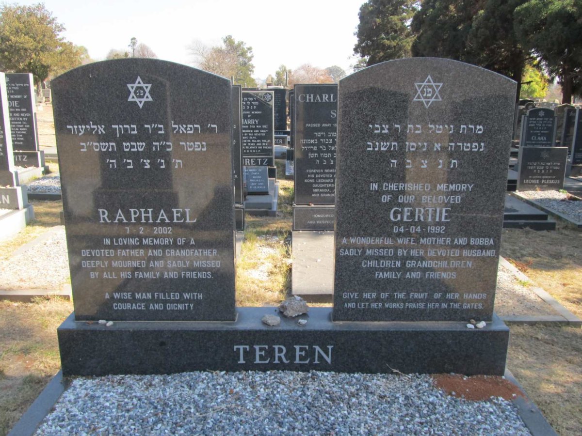 TEREN Raphael -2002 &amp; Gertie -1992