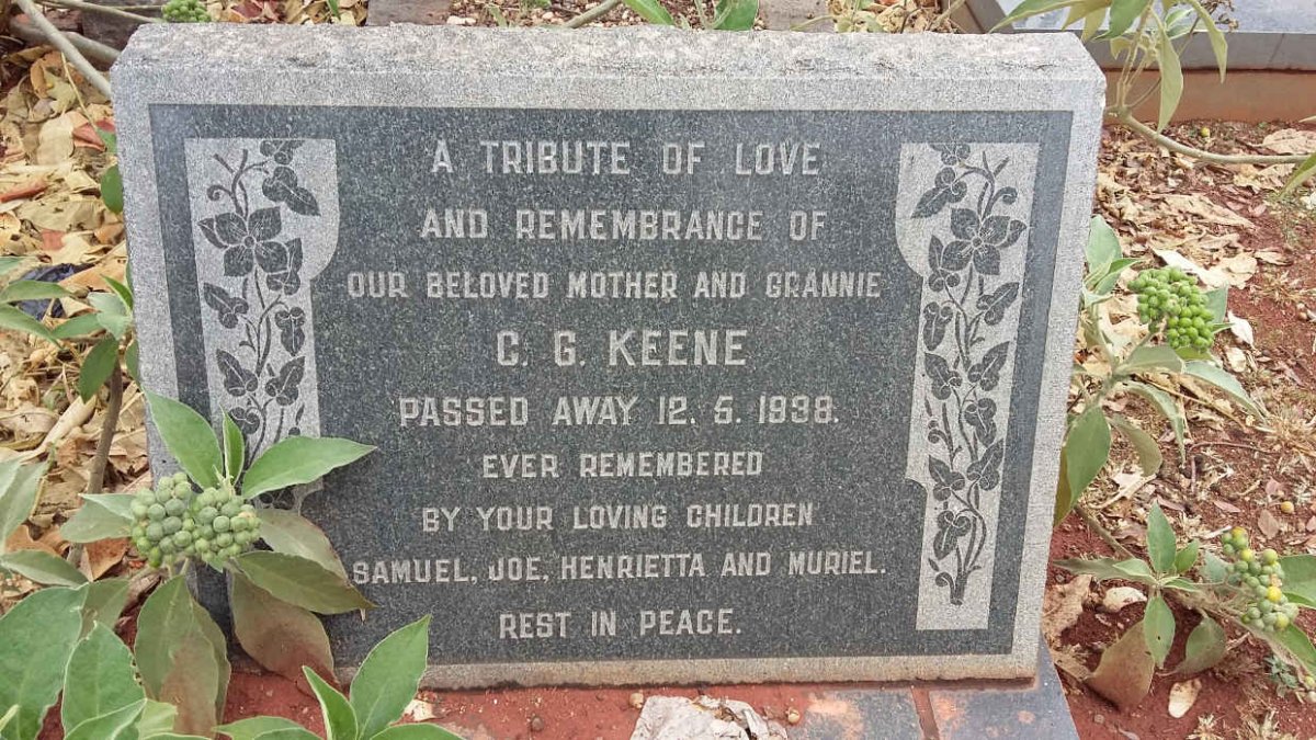 KEENE C.G. -1938