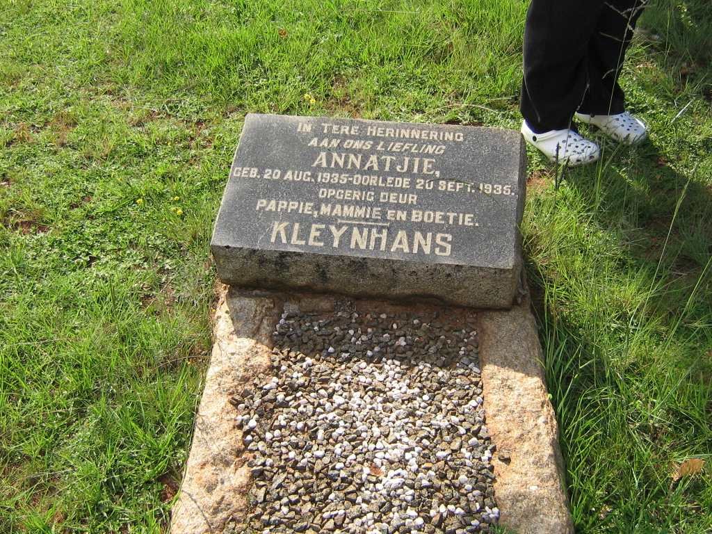 KLEYNHANS Annatjie 1935-1935