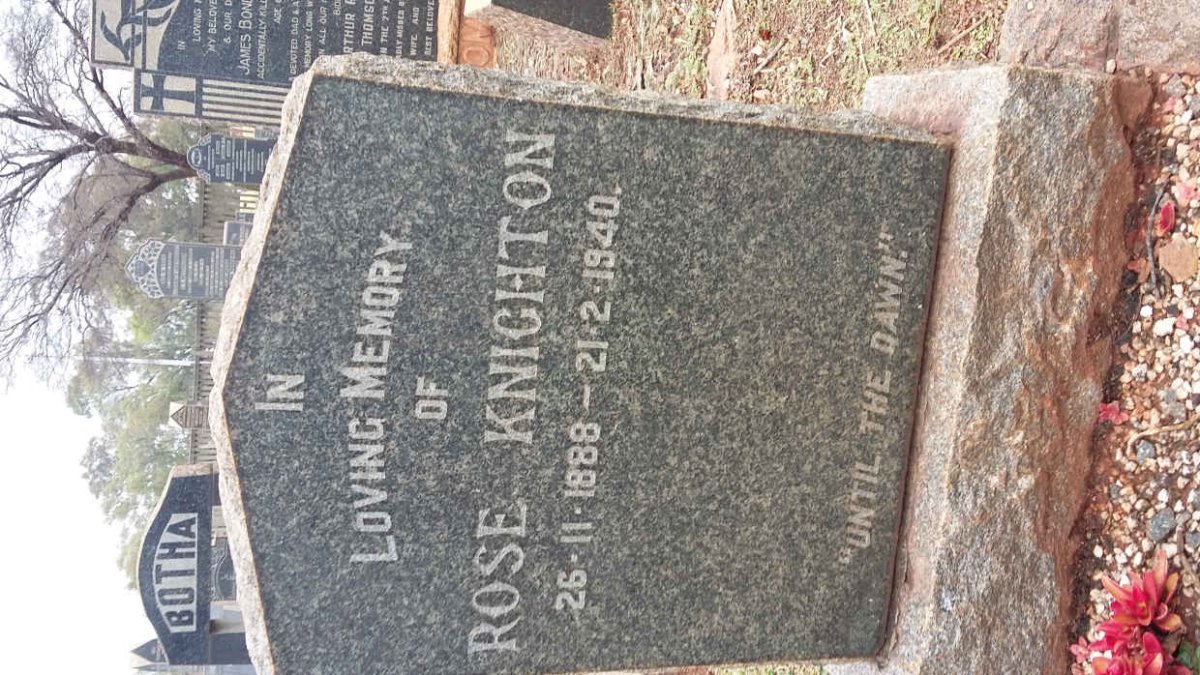 KNIGHTON Rose 1888-1940