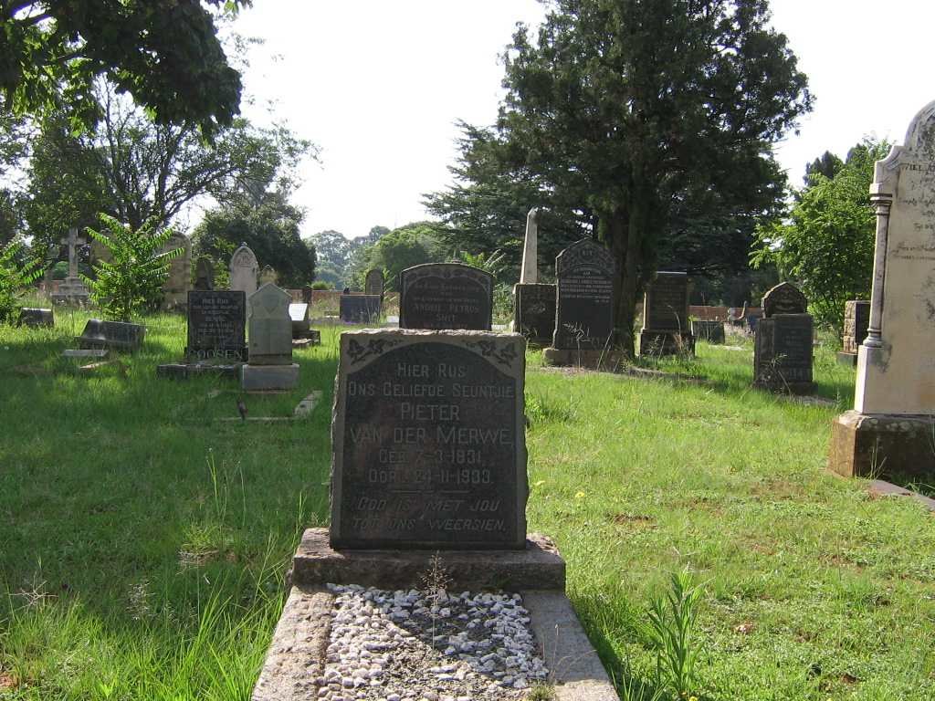 MERWE Pieter, van der 1931-1933
