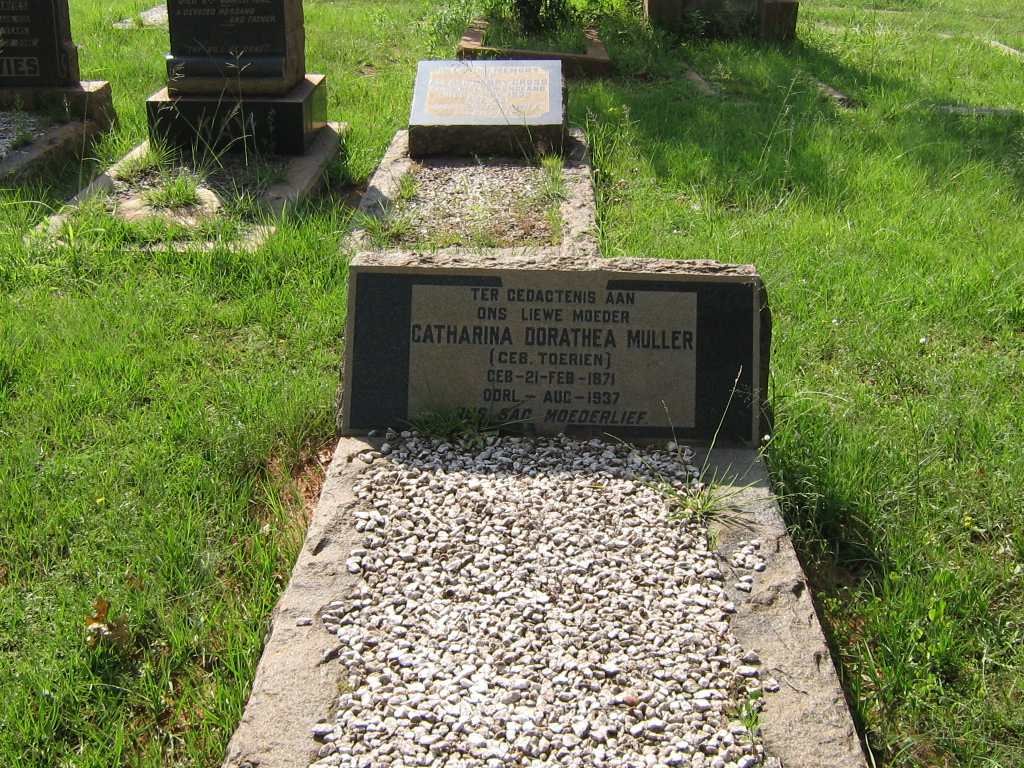 MULLER Catharina Dorathea nee TOERIEN 1871-1937