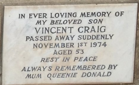 CRAIG Vincent -1974