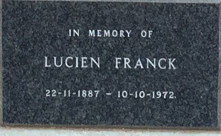 FRANCK Lucien 1887-1972