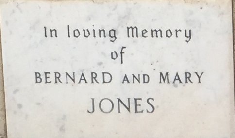 JONES Bernard &amp; Mary