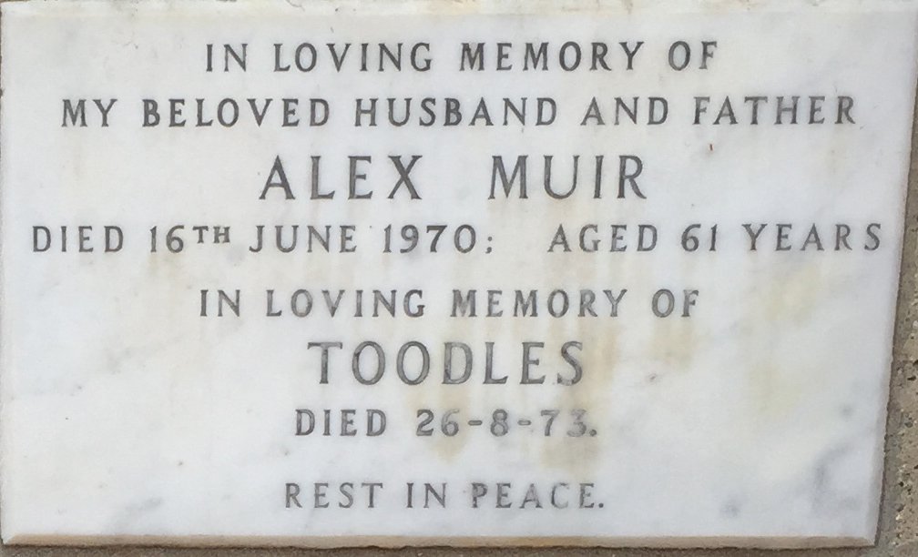 MUIR Alex -1970 &amp; Toodles -1973