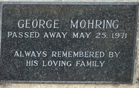 MOHRING George -1971