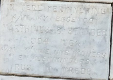 STANDER Marthinus C. 1904-1964