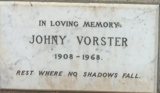 VORSTER Johny 1908-1968
