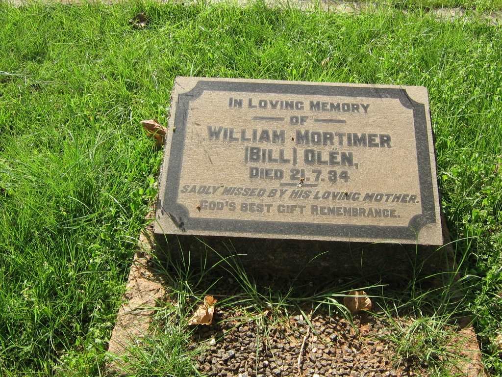OLËN William Mortimer -1934