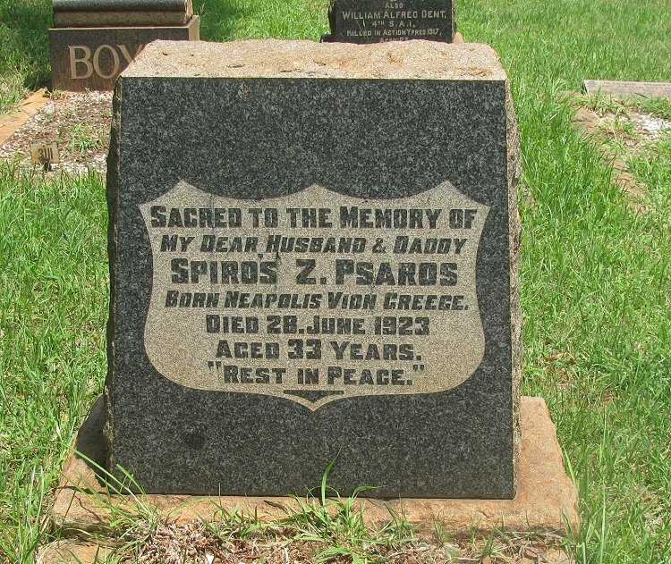 PSAROS Spiros Z. -1923