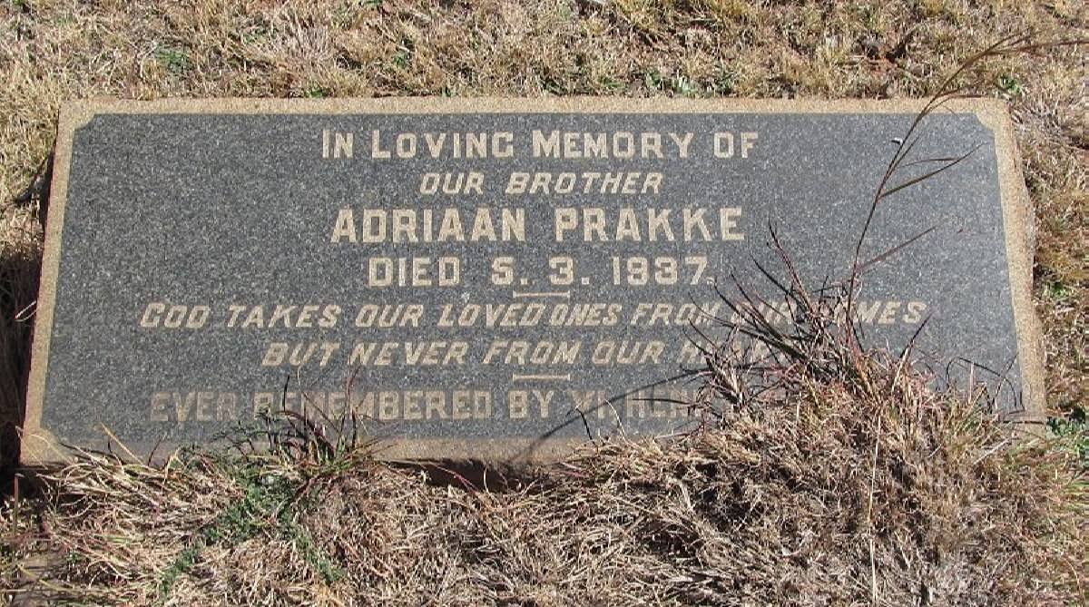 PRAKKE Adriaan -1937