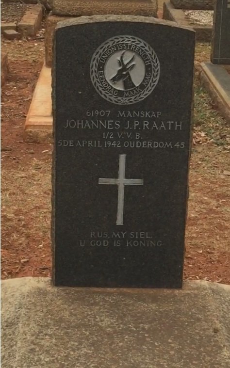 RAATH Johannes J.P. -1942