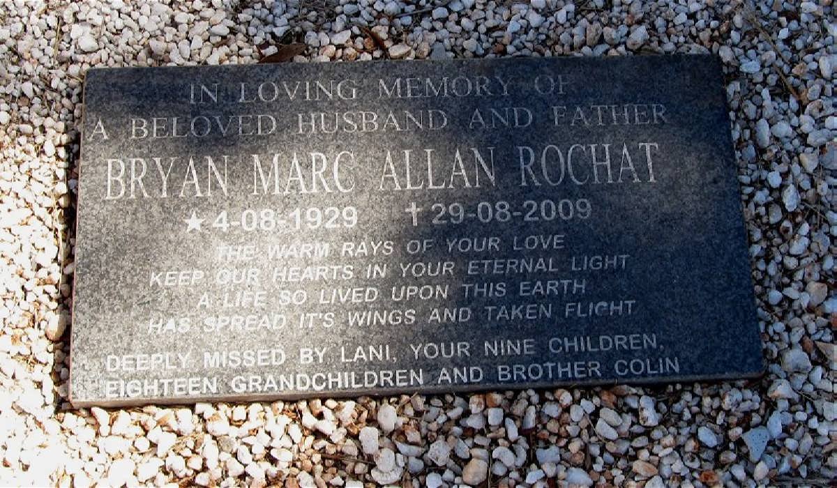 ROCHAT Bryan Marc Allan 1929-2009