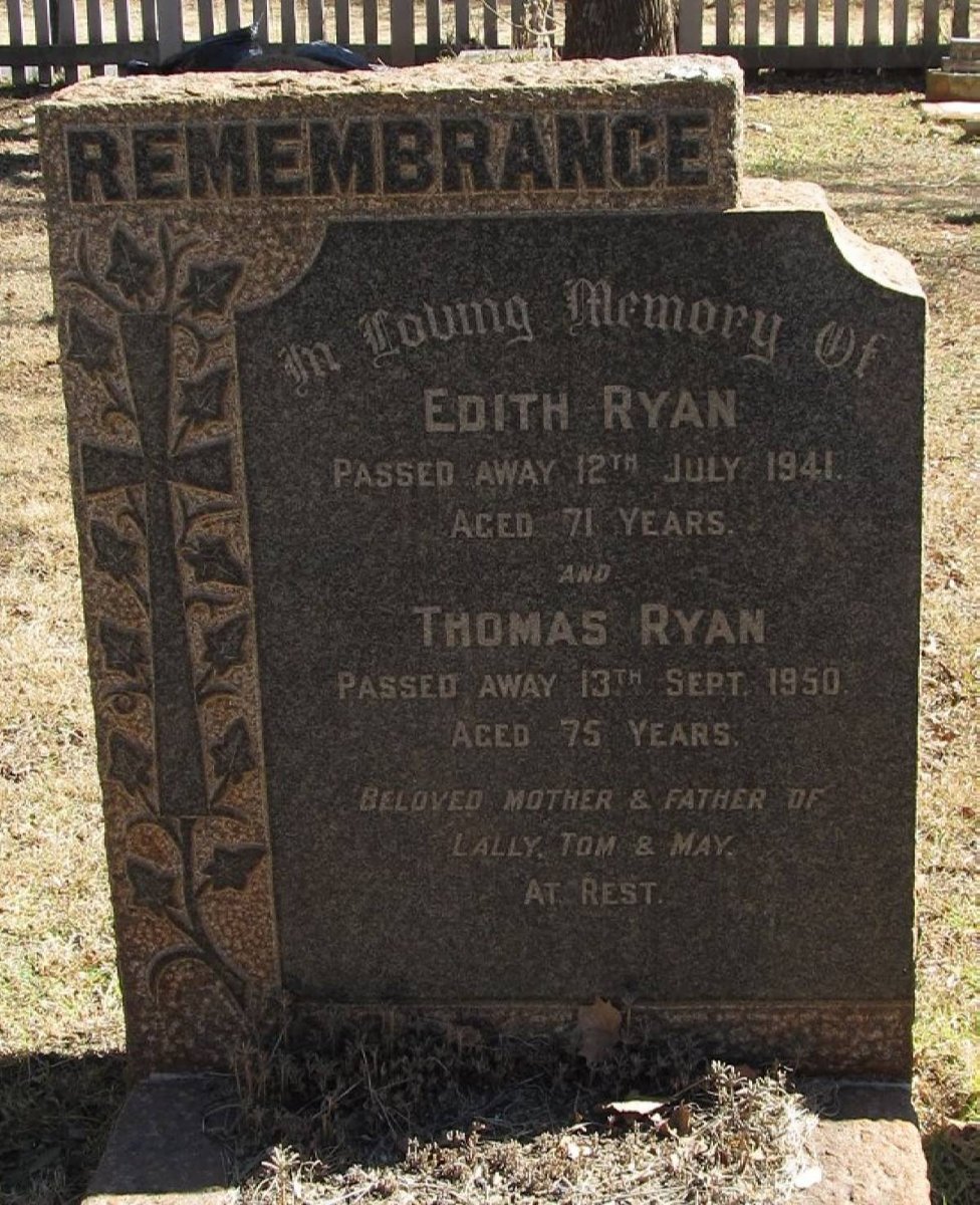 RYAN Thomas -1950 &amp; Edith -1941