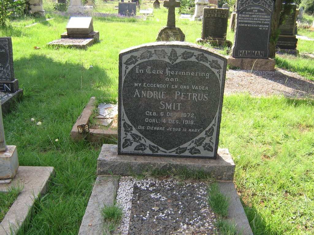 SMIT Andrie Petrus 1872-1918