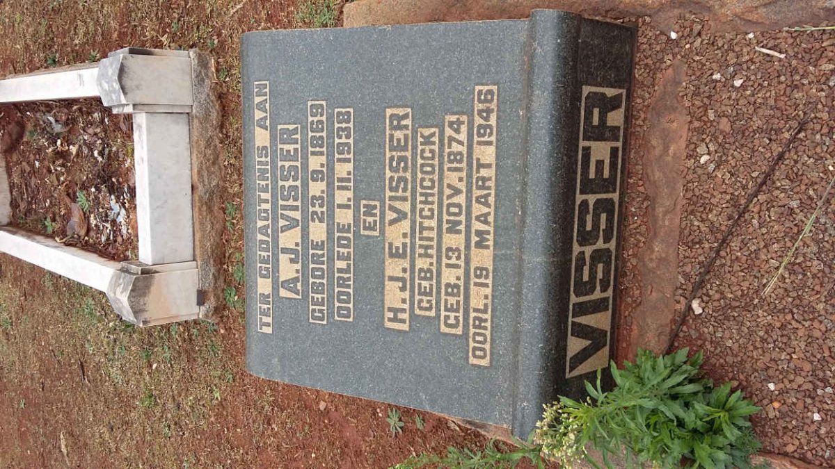 VISSER A.J. 1869-1938 &amp; H.J.E. HITCHCOCK 1874-1946