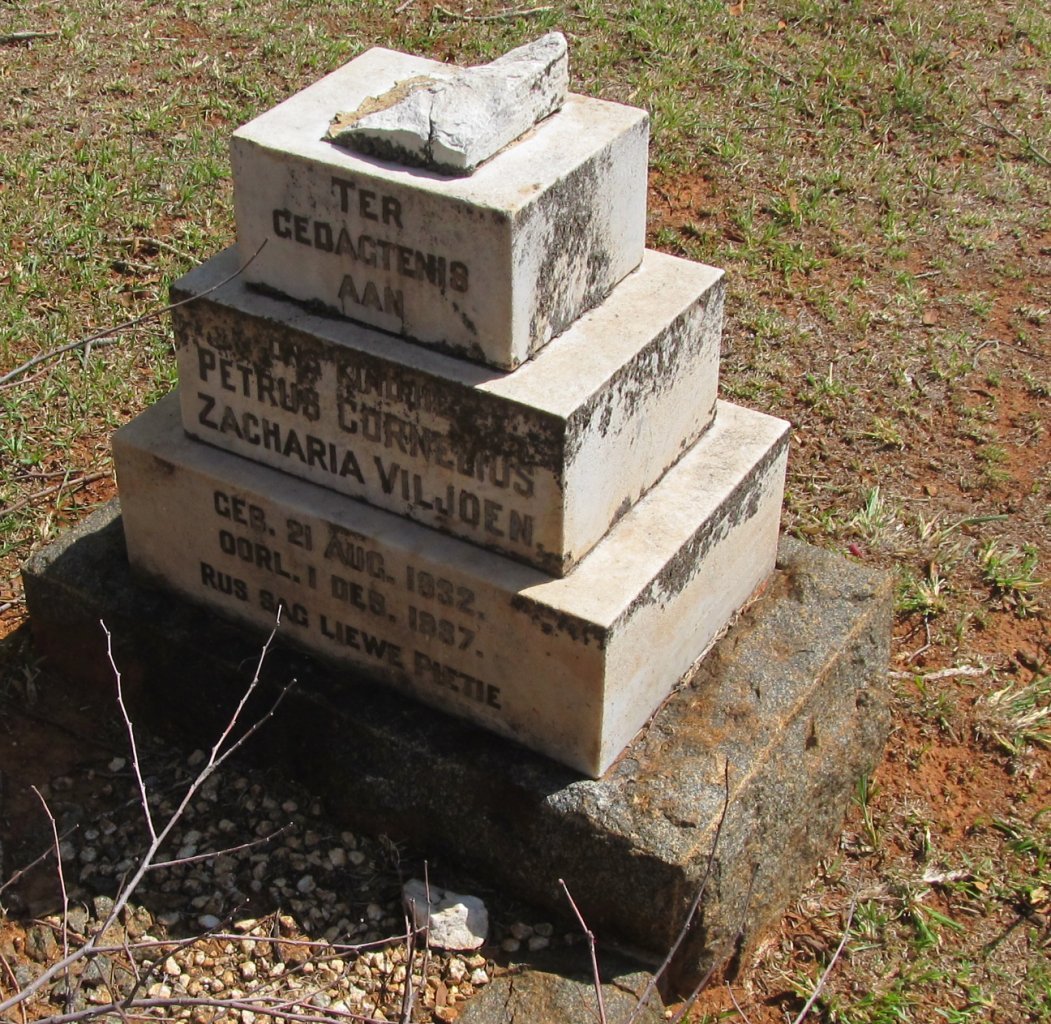 VILJOEN Petrus Cornelius Zacharia 1932-1937